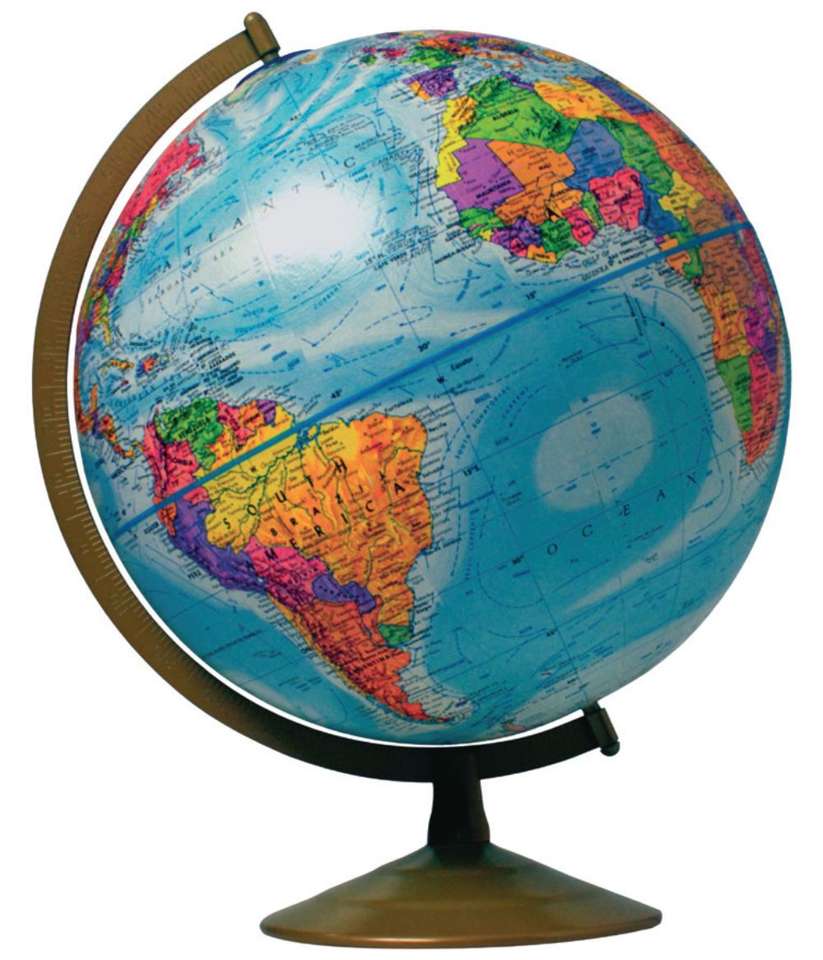 Globus świata puzzle online