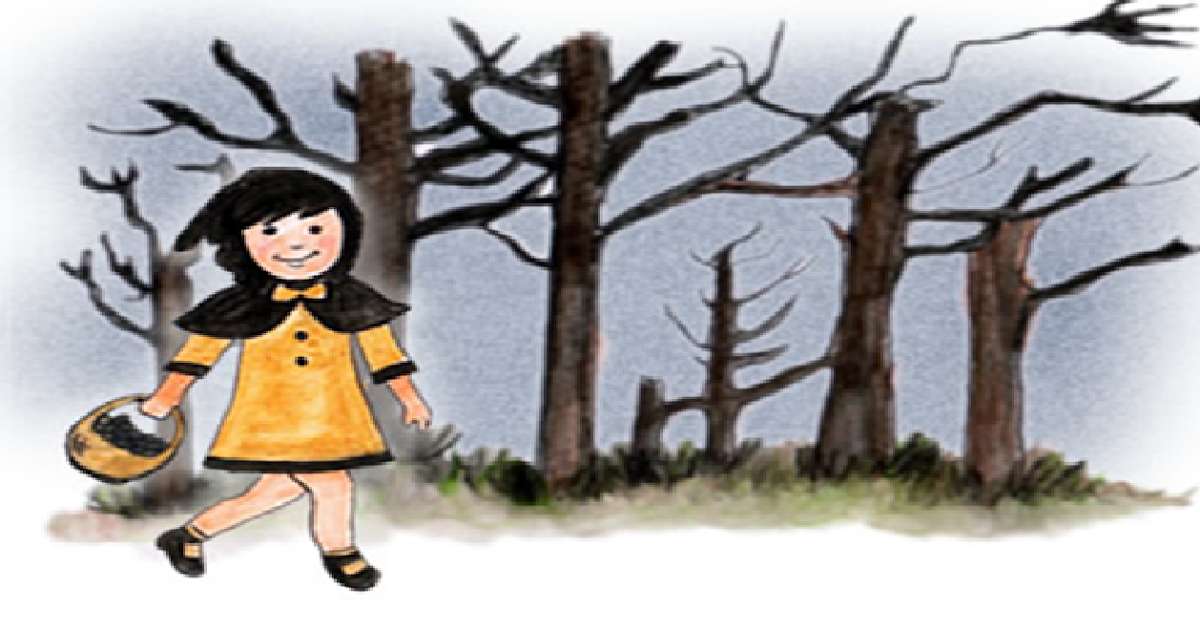 dziewczyna w lesie puzzle online