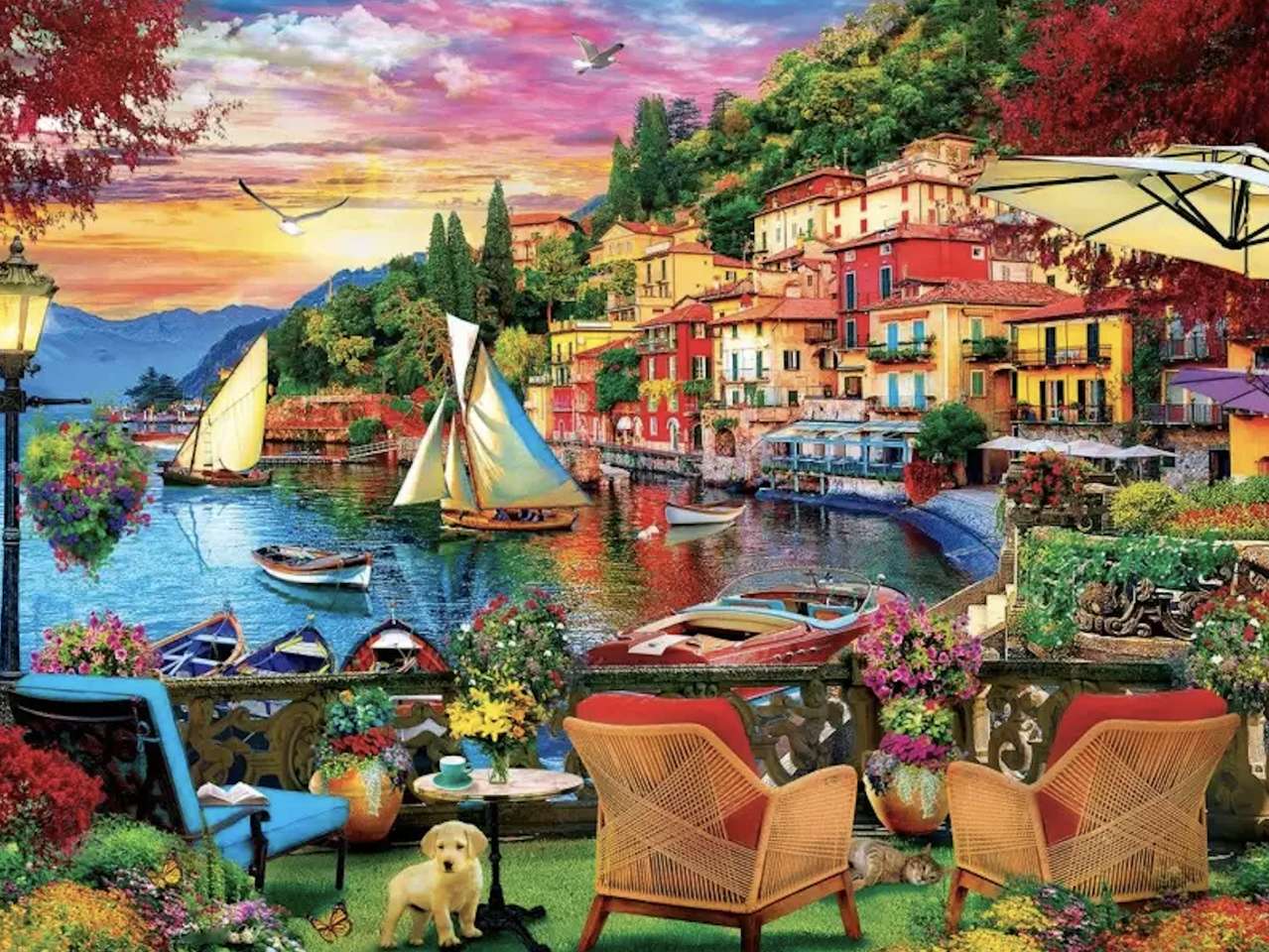 Piękny widok-Parco Giochi Italiano puzzle online