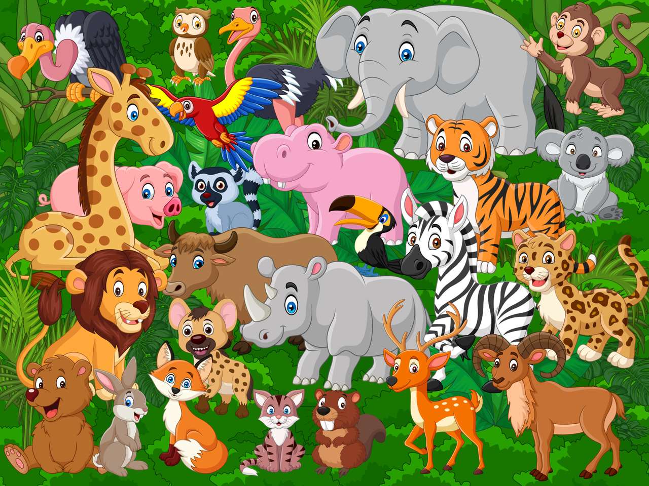Puzzle ze zwierzętami puzzle online