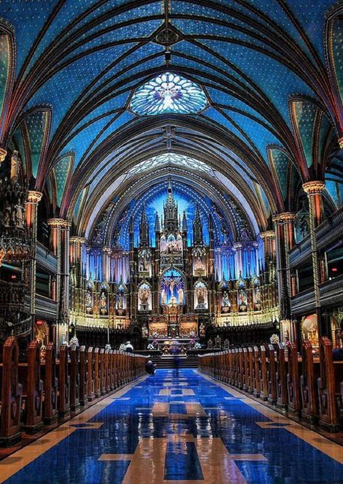 Katedra w Quebecu - Kanada puzzle online