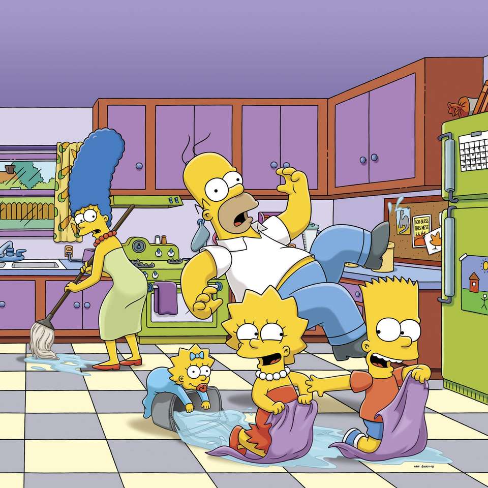 Rodzina Simpsonów puzzle online