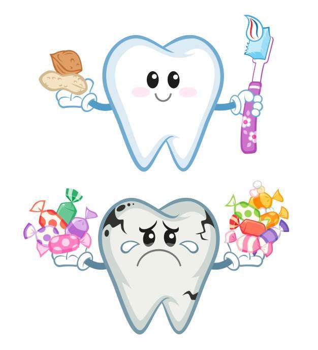 Higiena zęba. puzzle online