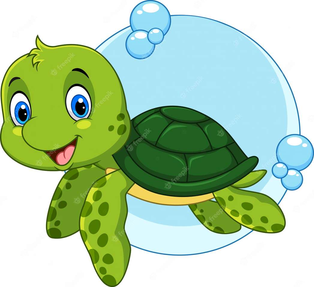 żółw wodny puzzle online