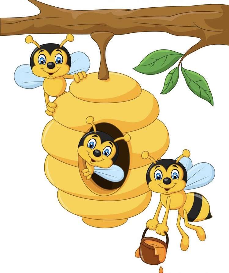 Szczęśliwa pszczoła puzzle online