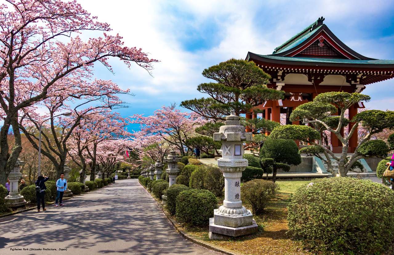 Japonia wiosną puzzle online