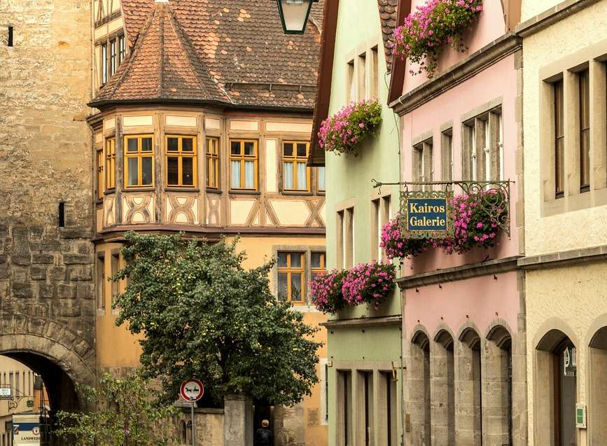 Romantyczny Rothenburg - perełka Bawarii puzzle online