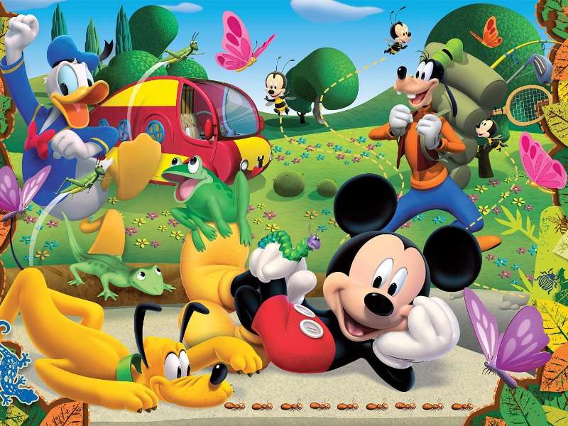 Wakacyjne klimaty Miki i jego przyjaciół puzzle online