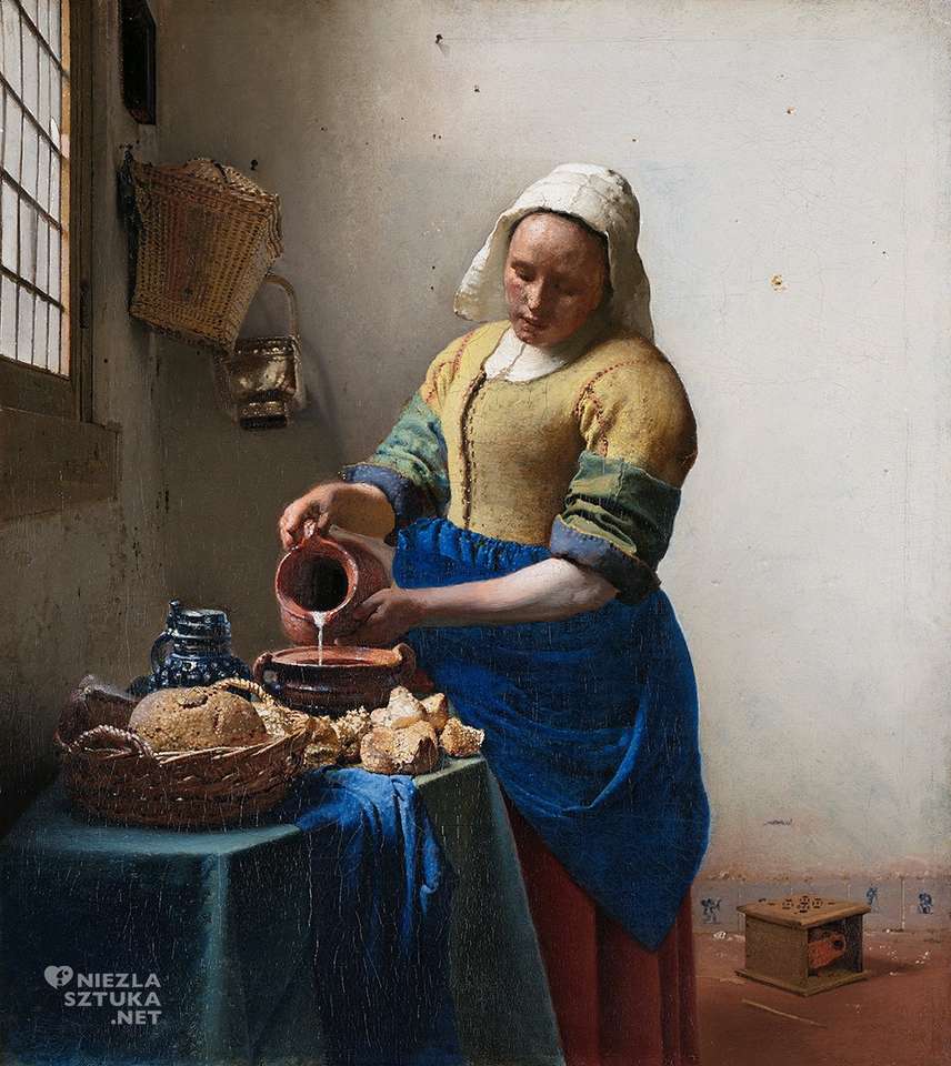 "Mleczarka" Johannes Vermeer puzzle online