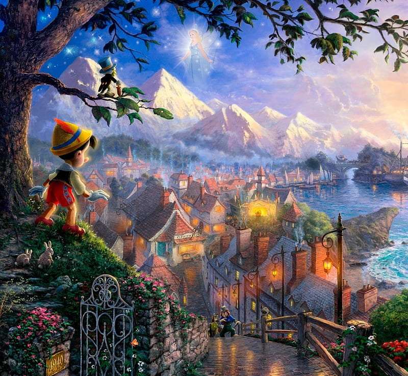 Pinokio i jego przygody puzzle online