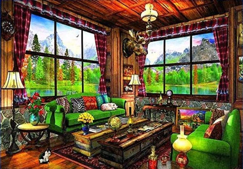 Ładny rustykalny pokój puzzle online