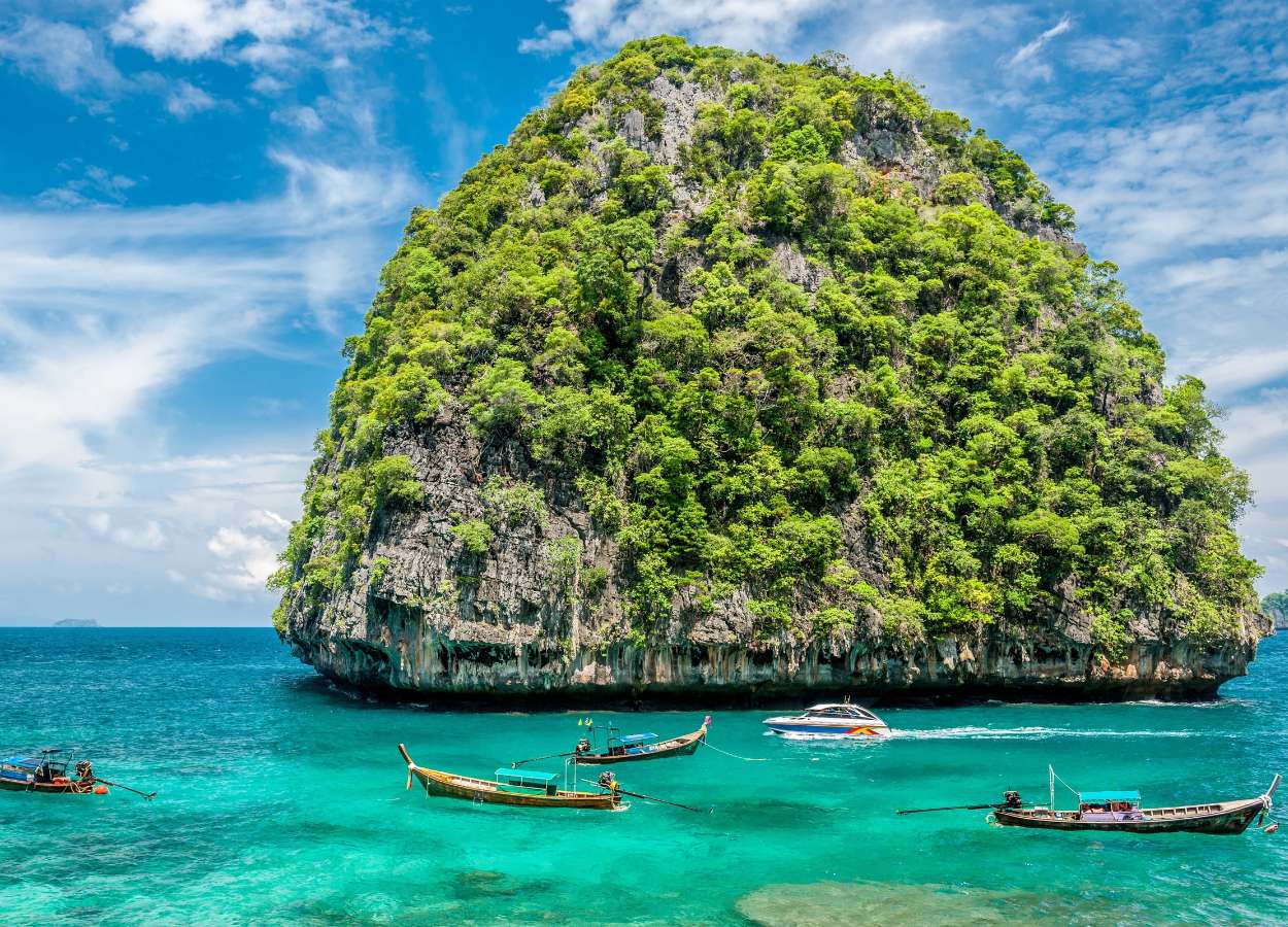 Tajlandia- tajska przyroda na morzu puzzle online