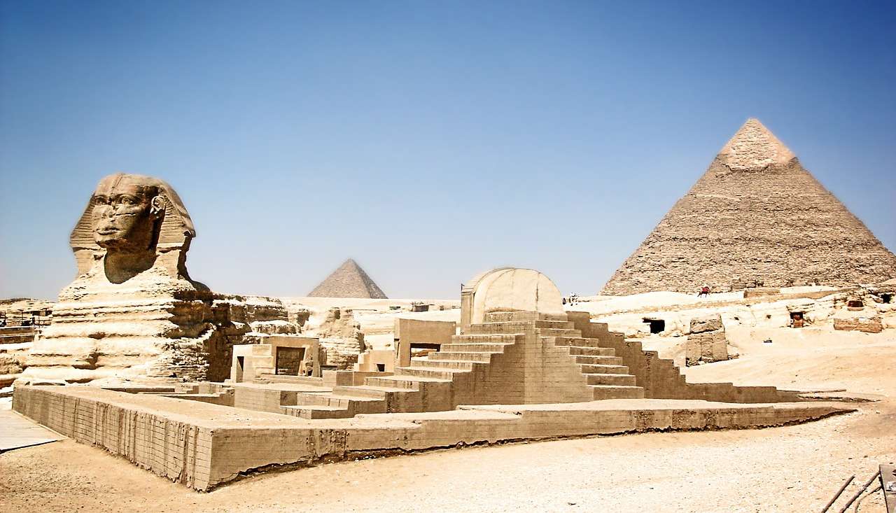 Piramidy w Egipcie puzzle online