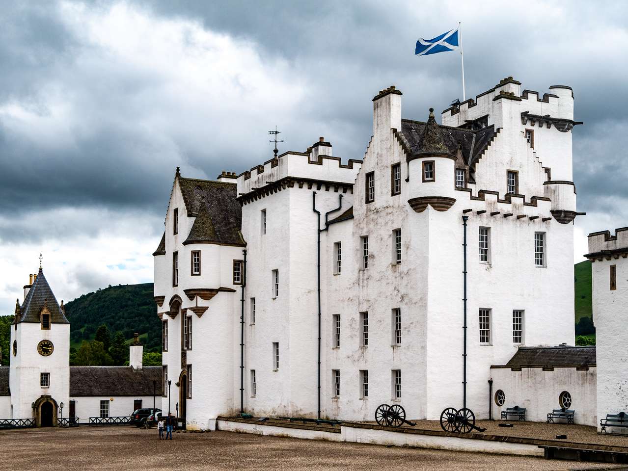 Zamek Blair, Pitlochry, Szkocja, Wielka Brytania puzzle online