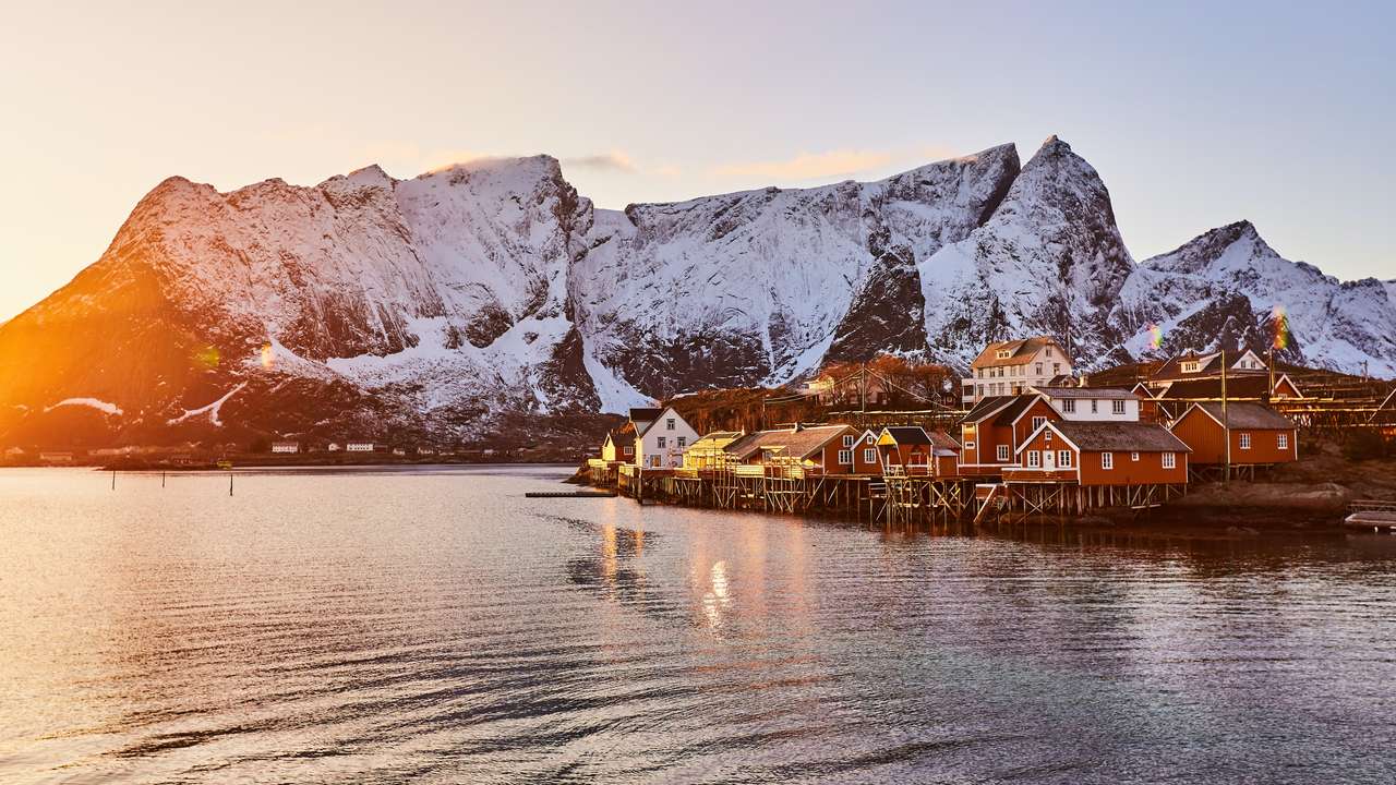 Lofoty, Norwegia puzzle online