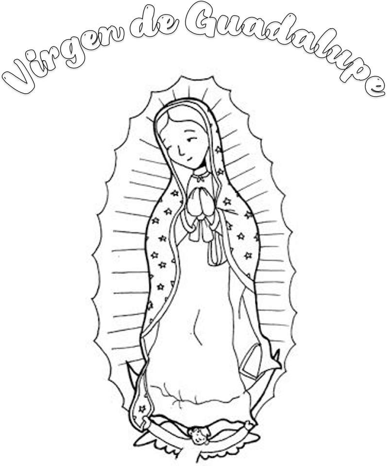 Virgen de Guadalupe puzzle online