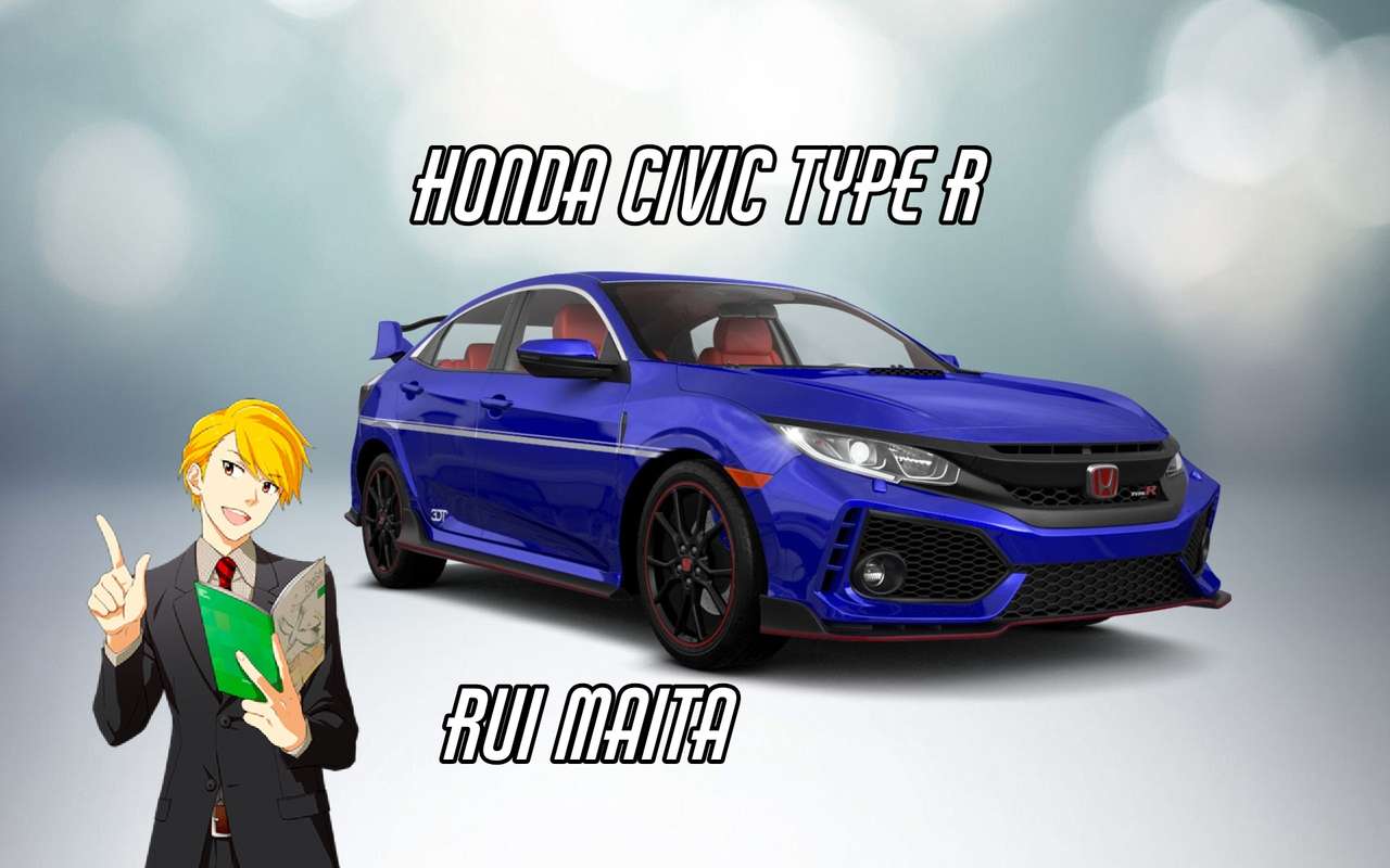 Rui Maita i Honda Civic typ R puzzle online