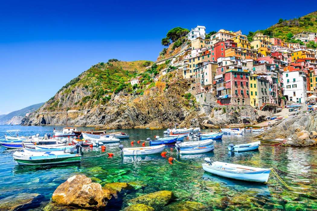 Włochy-Riomaggiore -Malownicza wioska puzzle online