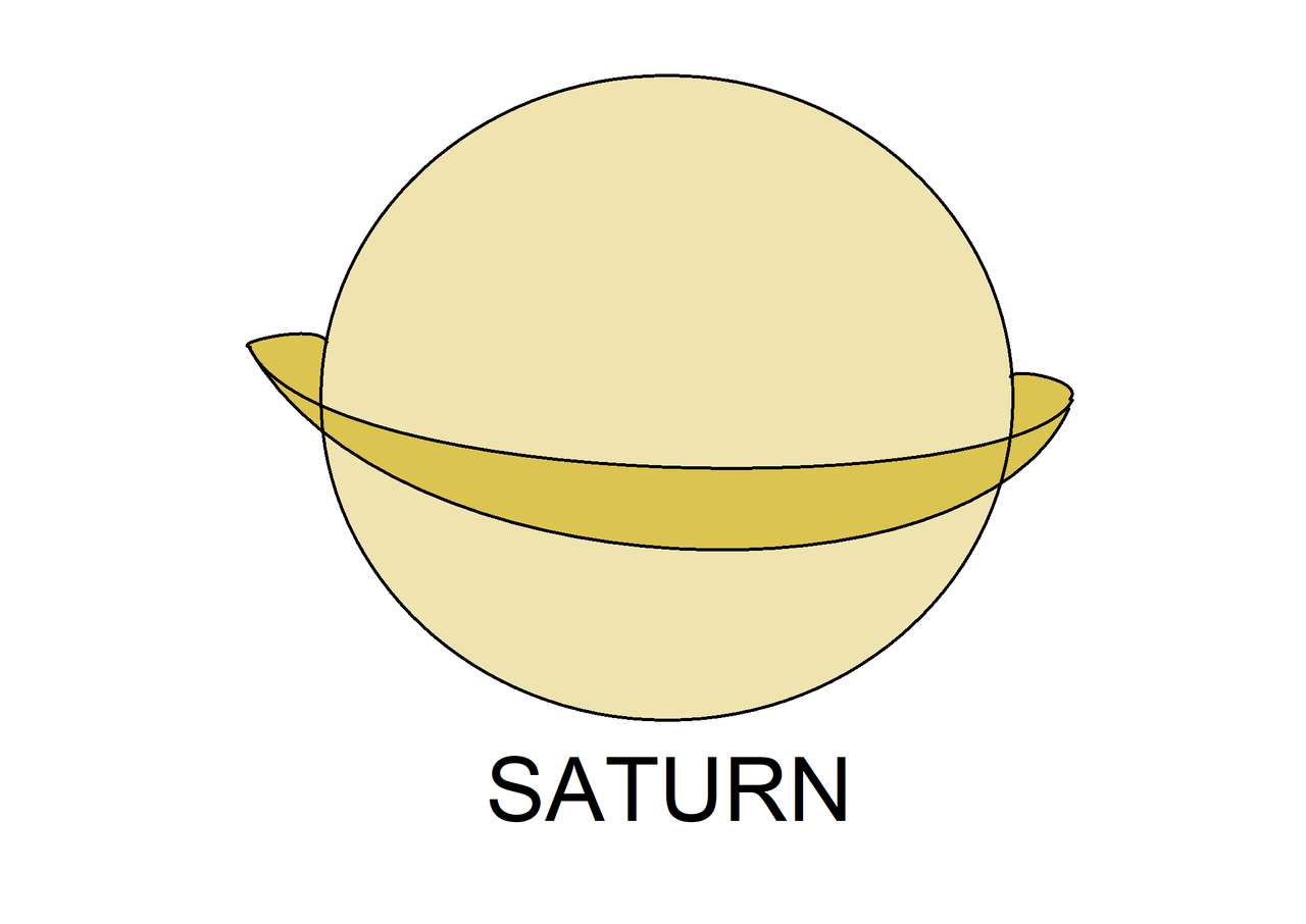 Saturn Planeta Puzzle Factory puzzle online