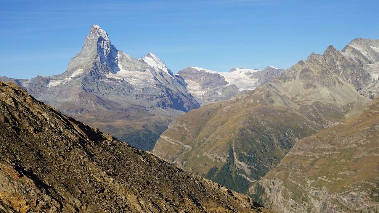 Panorama górska Alpy puzzle online