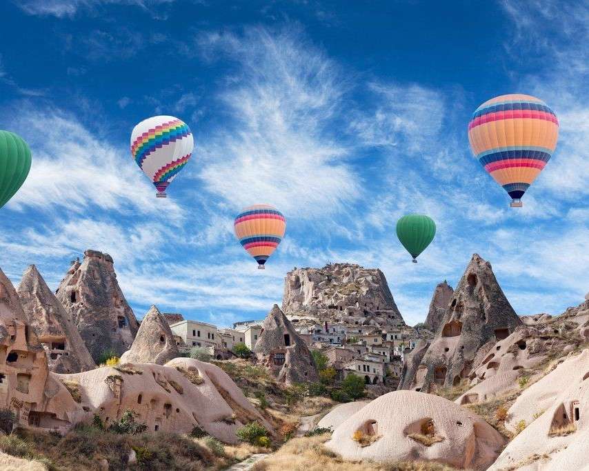 Lot balonem w Kapadocji puzzle online