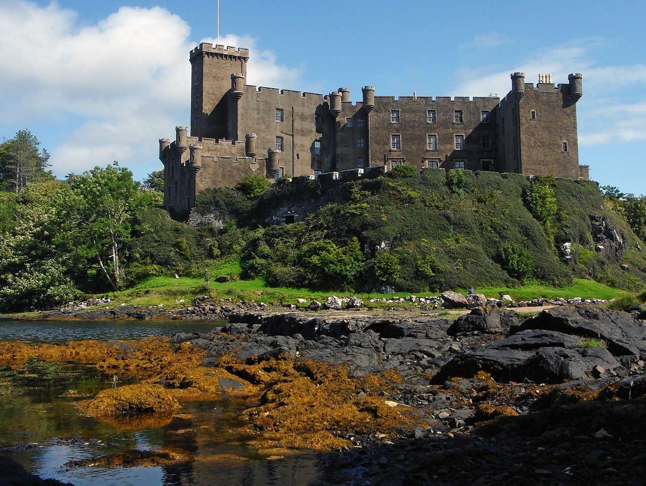 wspaniały zamek Dunvegan puzzle online