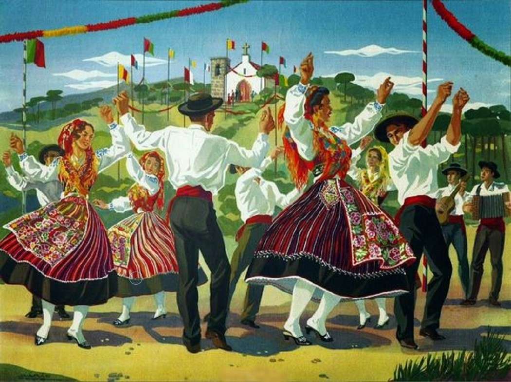 Taniec tradycyjny - Portugalia puzzle online