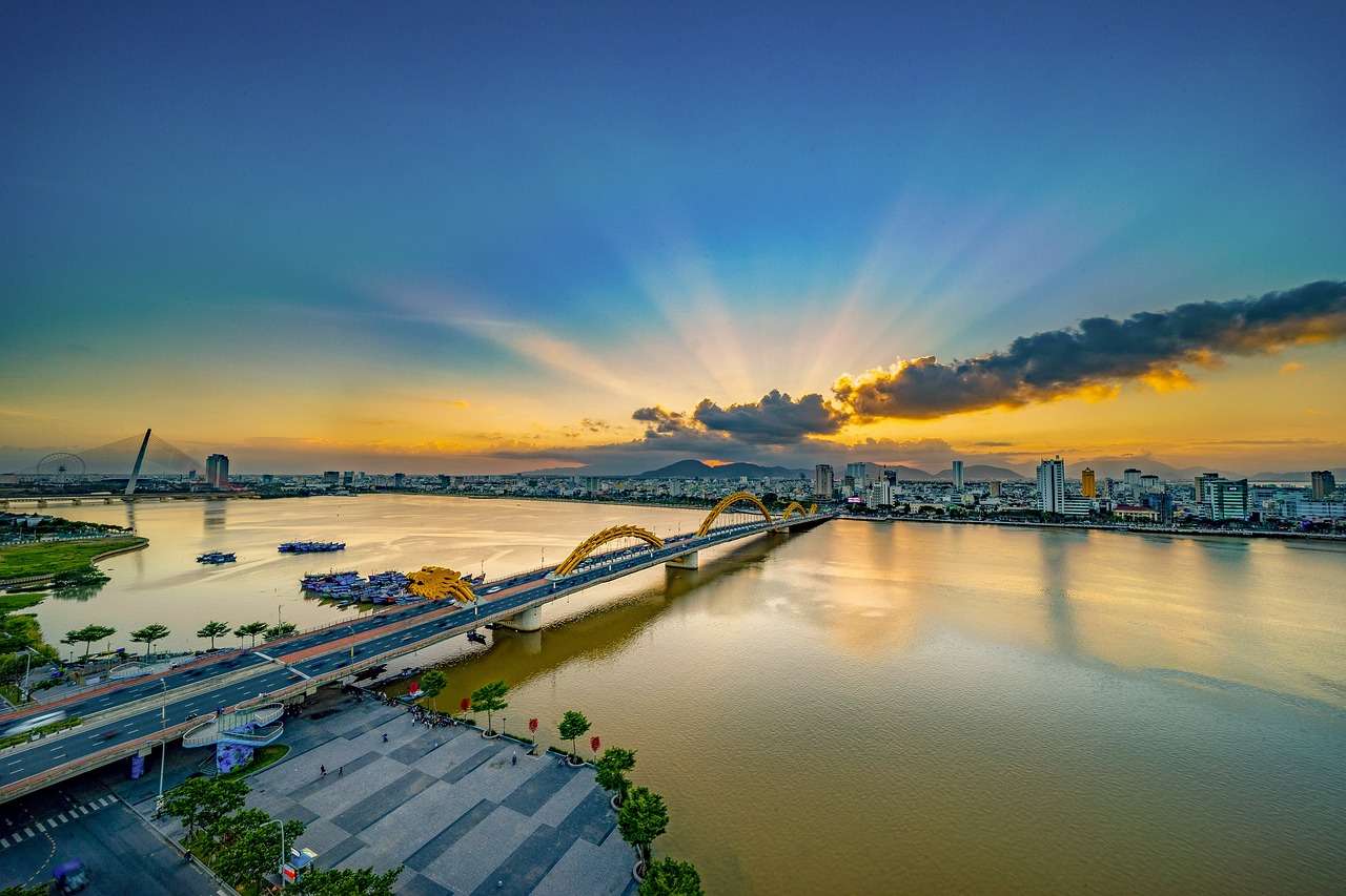 Smoczy most Wietnam puzzle online