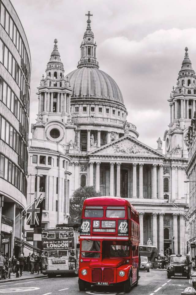 Londyński autobus puzzle online