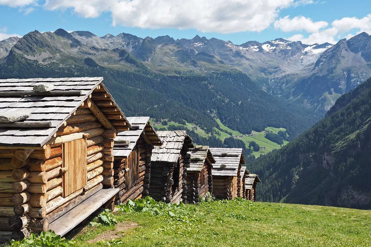 Krajobraz Południowego Tyrolu puzzle online