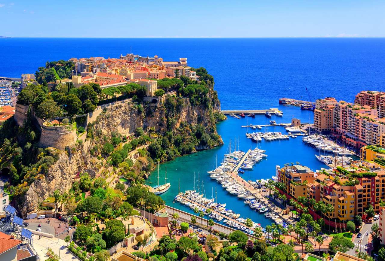 Monako-zatoka jachtowa dla bogaczy puzzle online