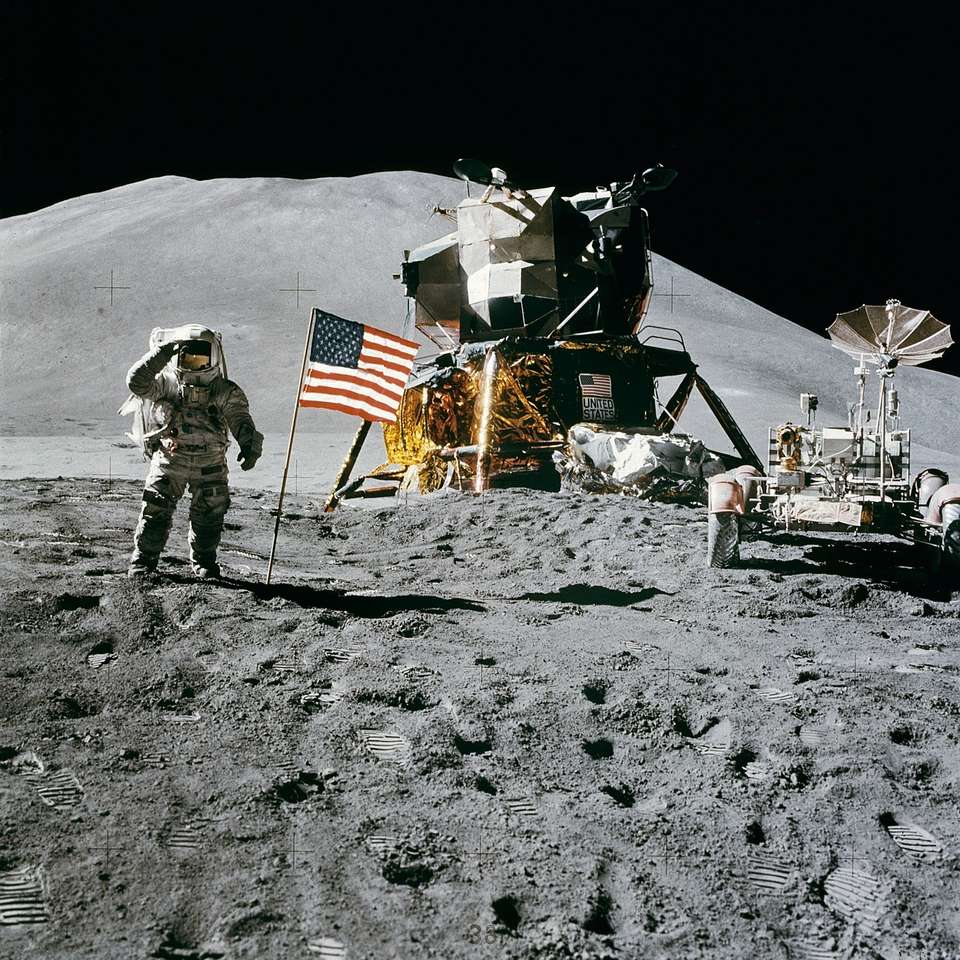 Lądowanie na Księżycu Apollo 15 James Irwin puzzle online
