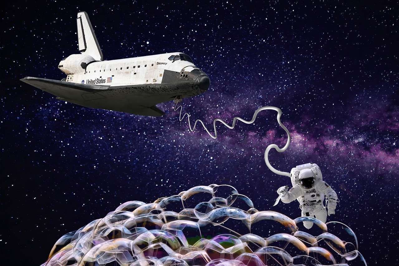 Statek kosmiczny astronautów puzzle online