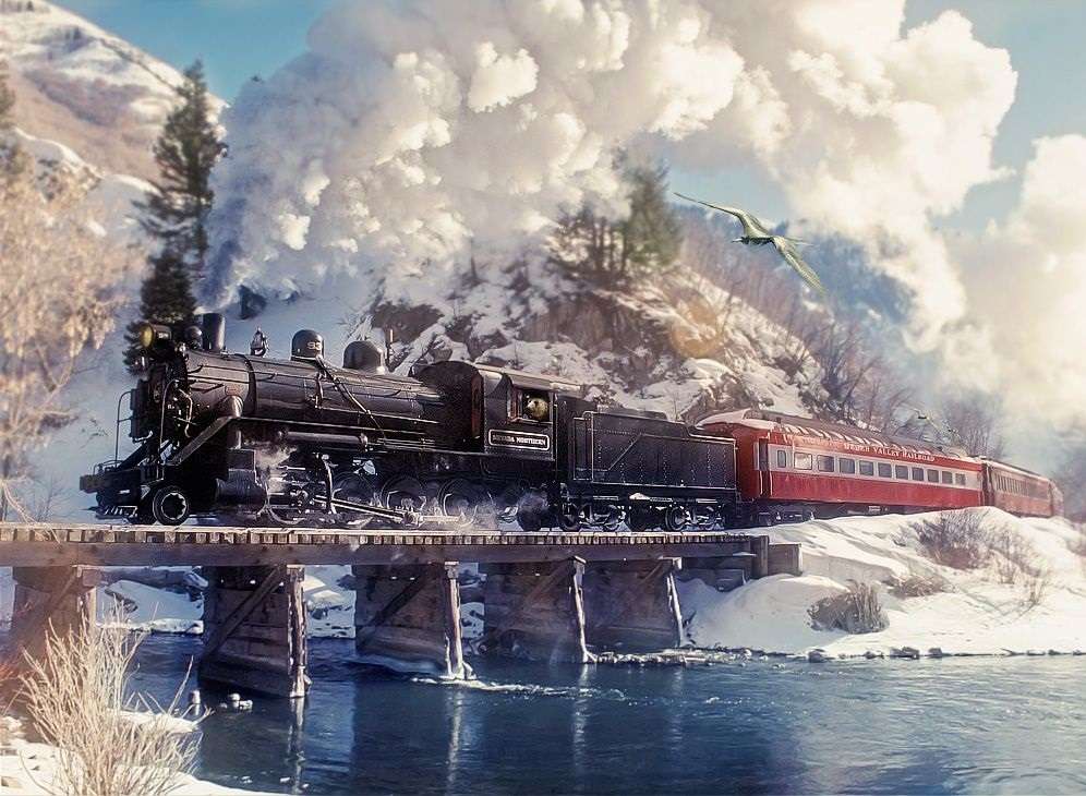 steam train puzzle online