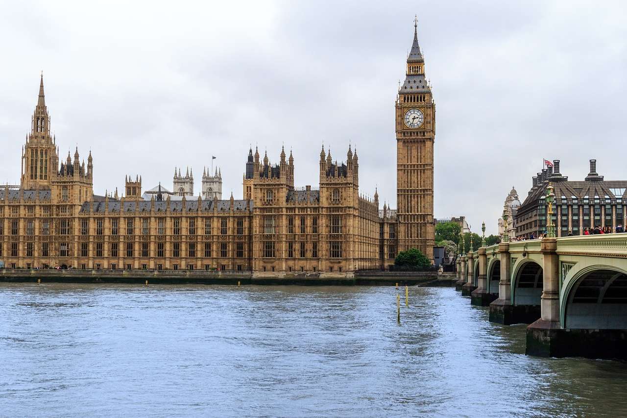 Westminster Big Ben Londyn puzzle online
