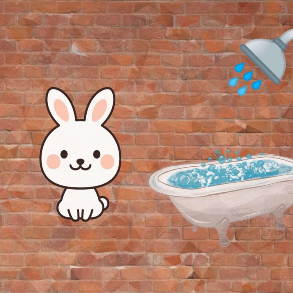 Do łazienki, króliczku! puzzle online