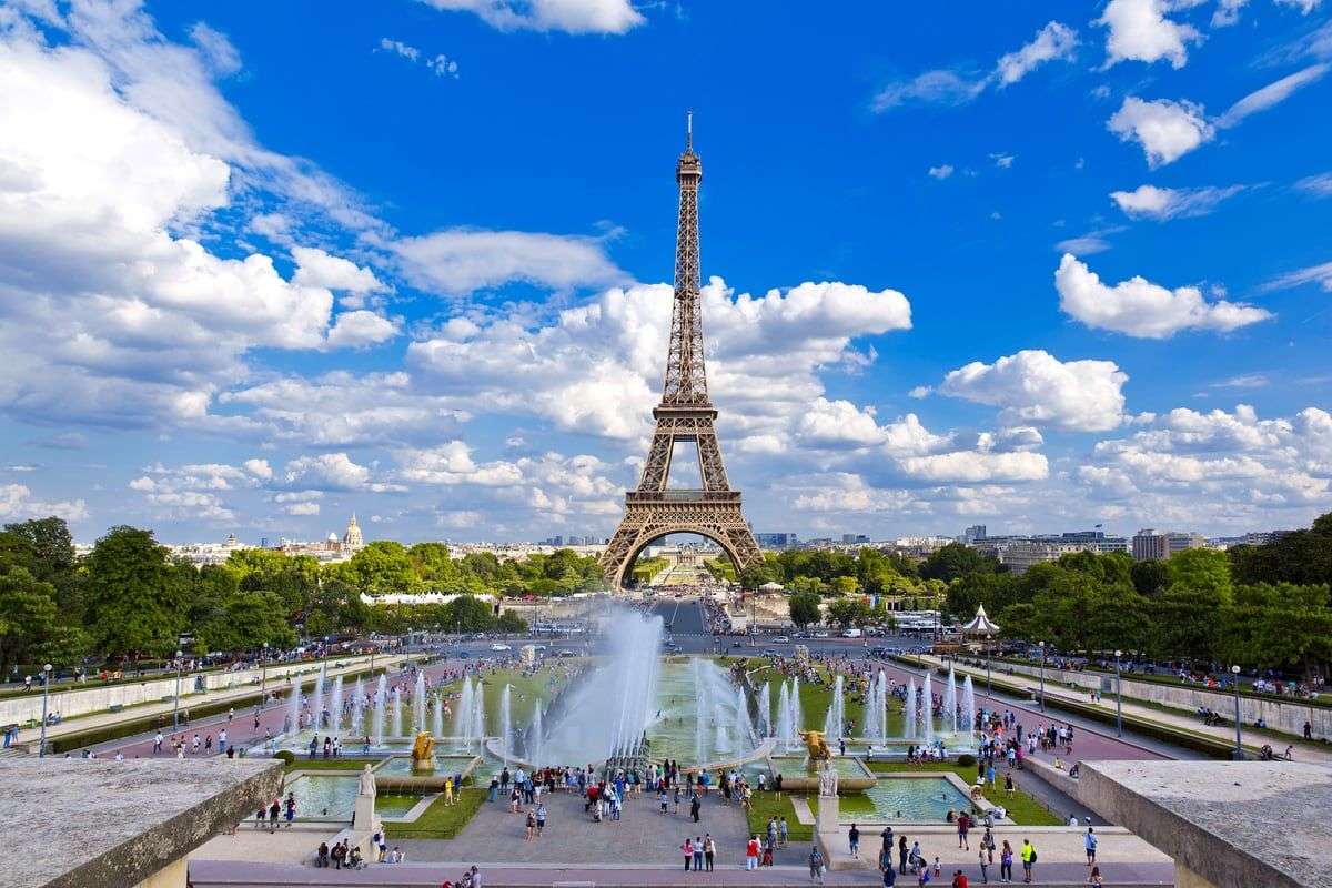 Paryż wieża puzzle online