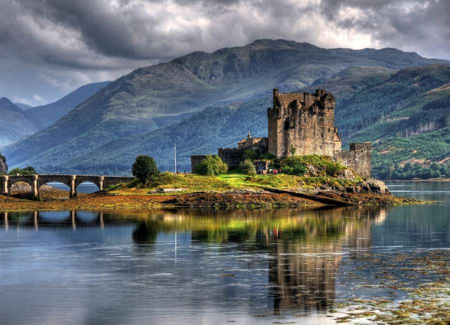 Szkocja-Zamek Eilean Donan puzzle online