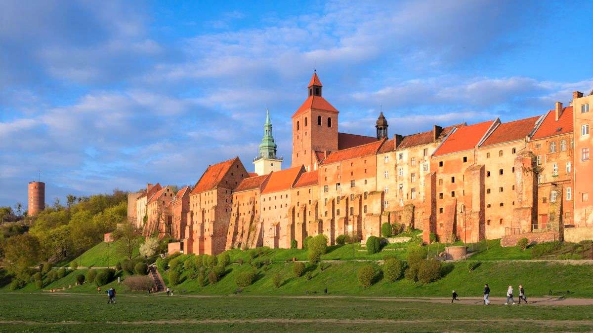 Miasto Grudziądza w Polsce puzzle online