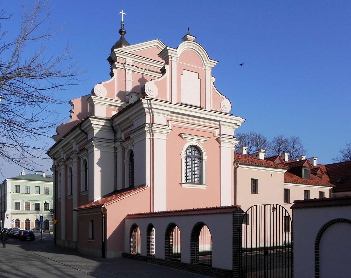 Kościół w Zamościu w Polsce puzzle online