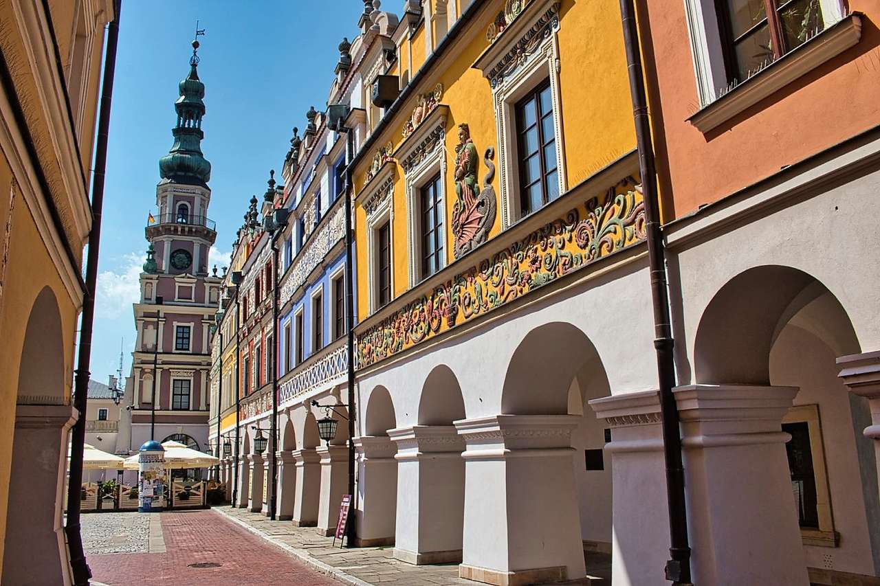 Miasto Zamość w Polsce puzzle online