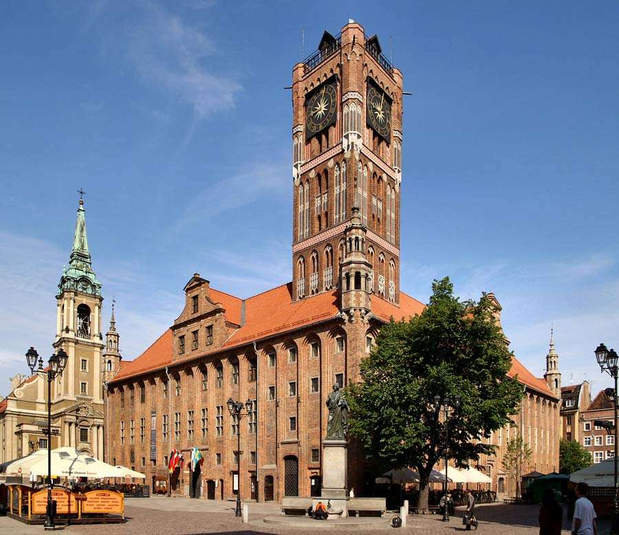 Miasto Toruń w Polsce puzzle online