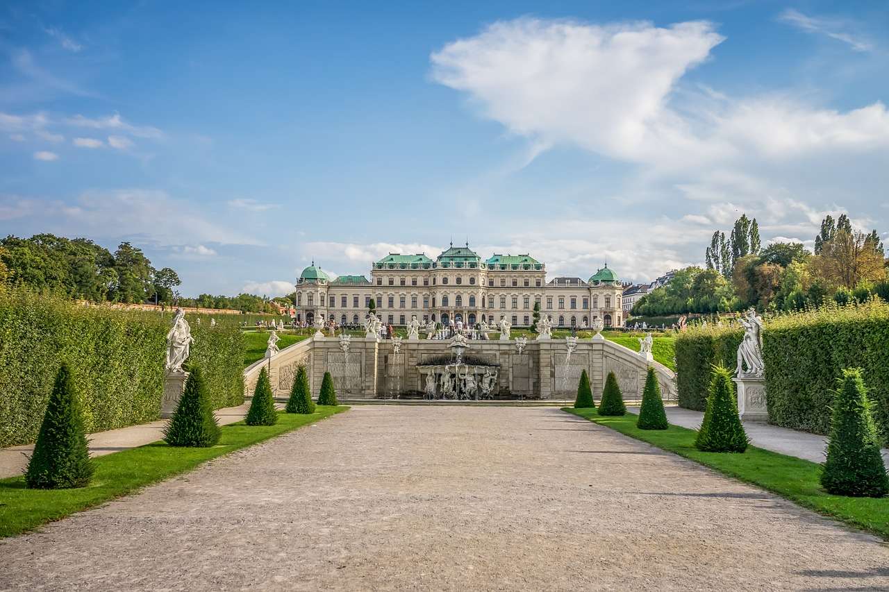 Pałac Belvedere Wiedeń puzzle online
