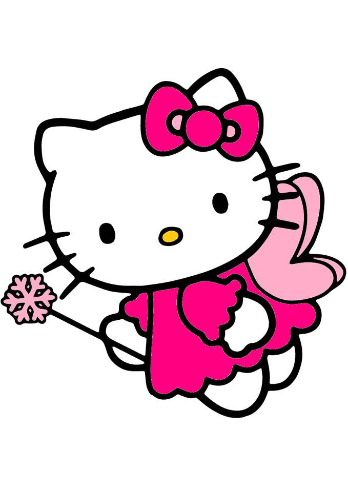 Hello Kitty Różowa Wróżka puzzle online