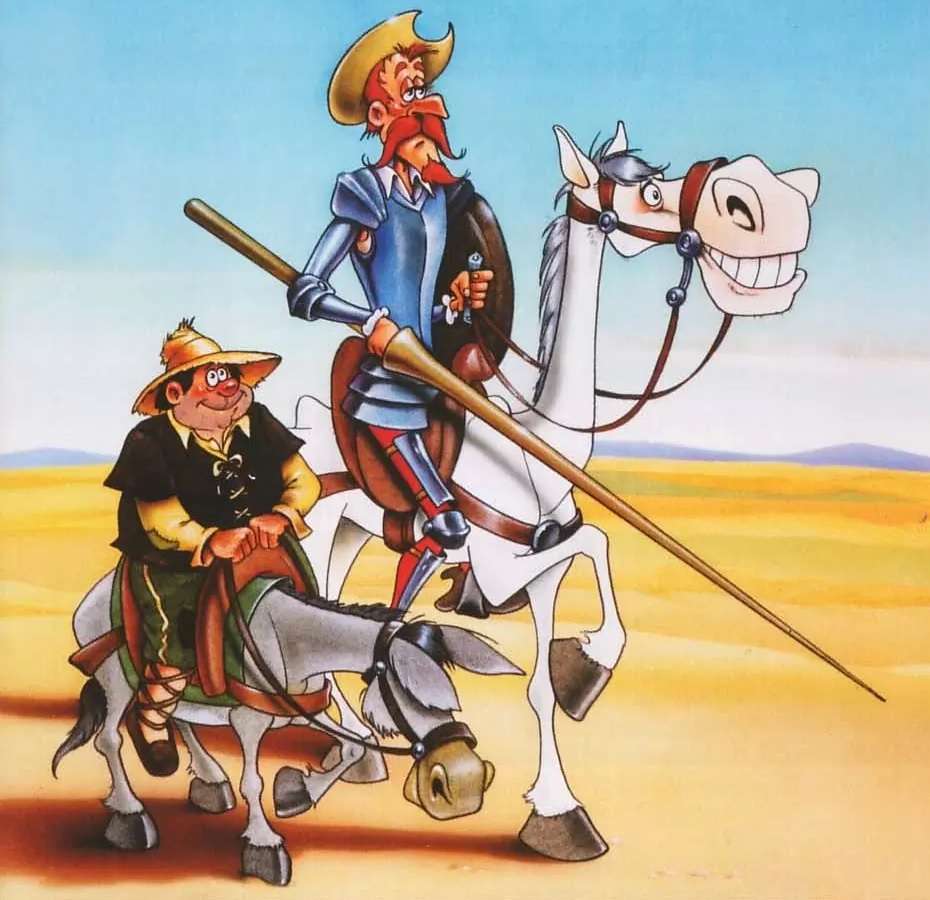 Don Kichot i Sancho Pansa puzzle online