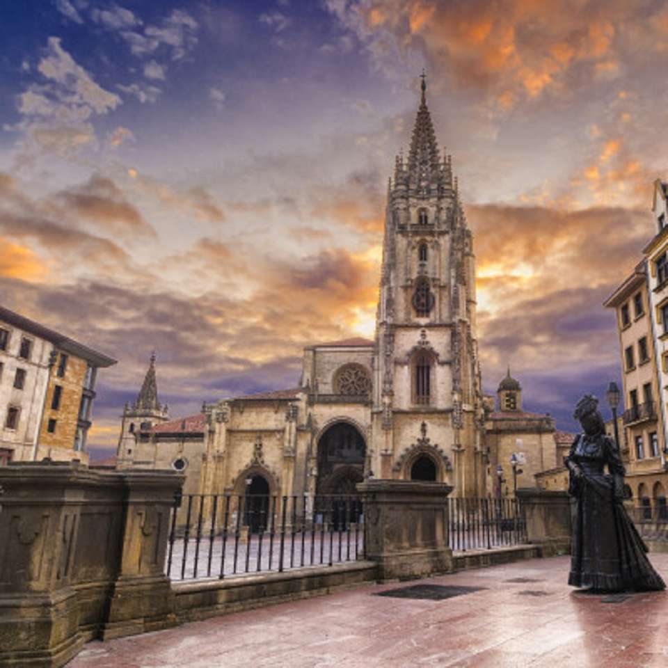 Katedra Oviedo - Asturia - Hiszpania puzzle online