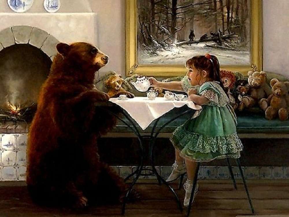 kochane niedźwiedzie puzzle online