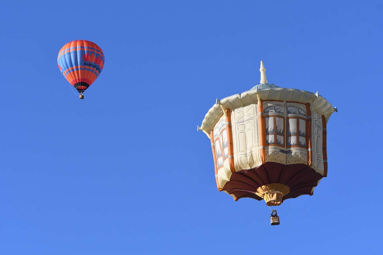 Międzynarodowa impreza balonowa w Albuquerque w Nowym Meksyku puzzle online