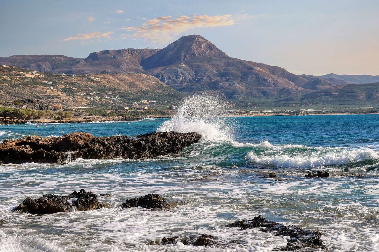 Grecja wyspa puzzle online