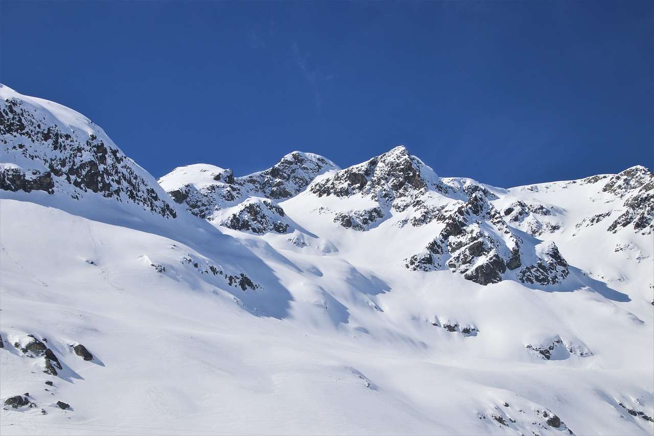 Śnieżny Szczyt Alpy puzzle online